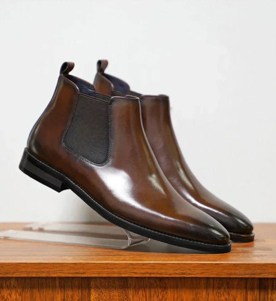 Percival Leather Ankle Boots
