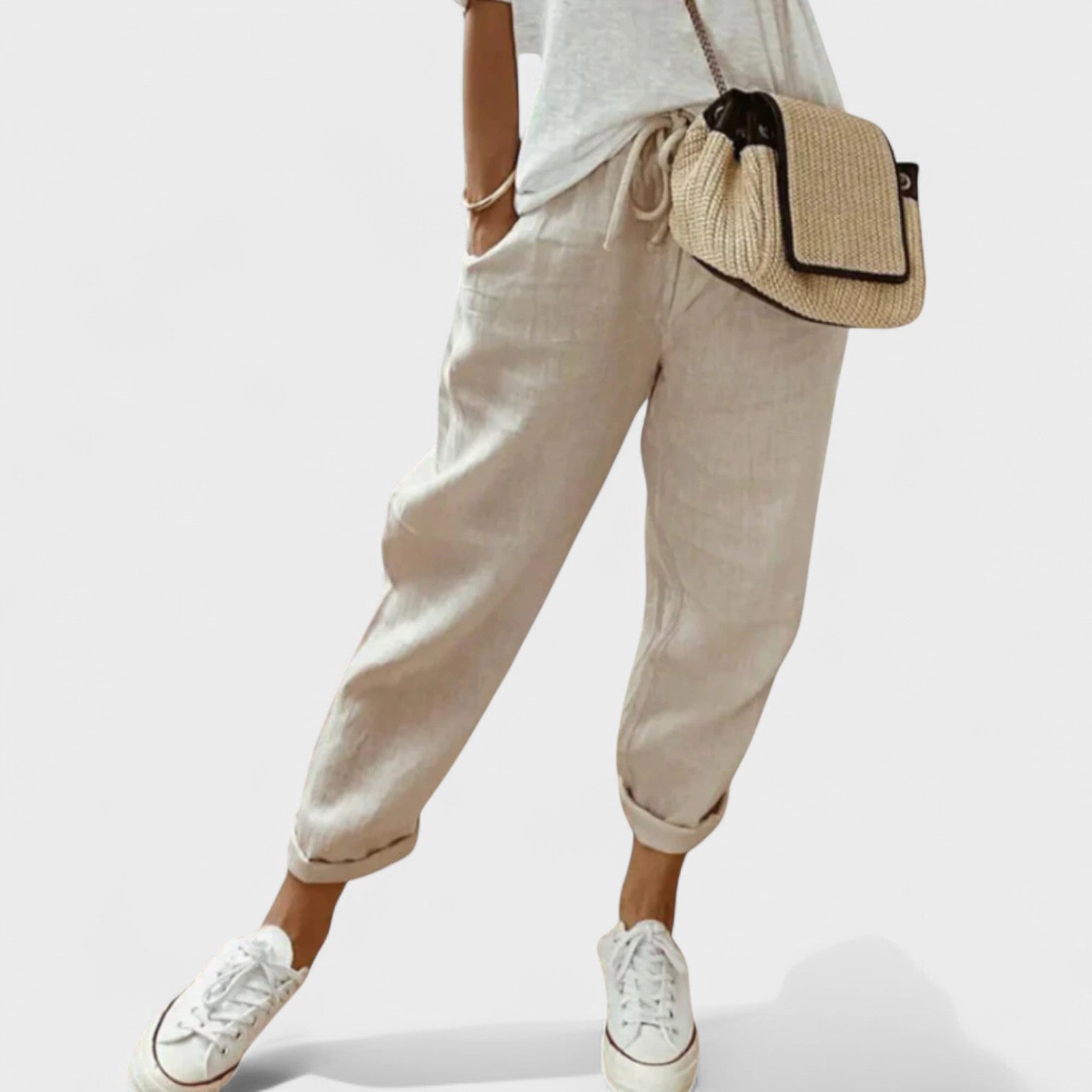 Francisca – Stylish Casual Linen Trousers