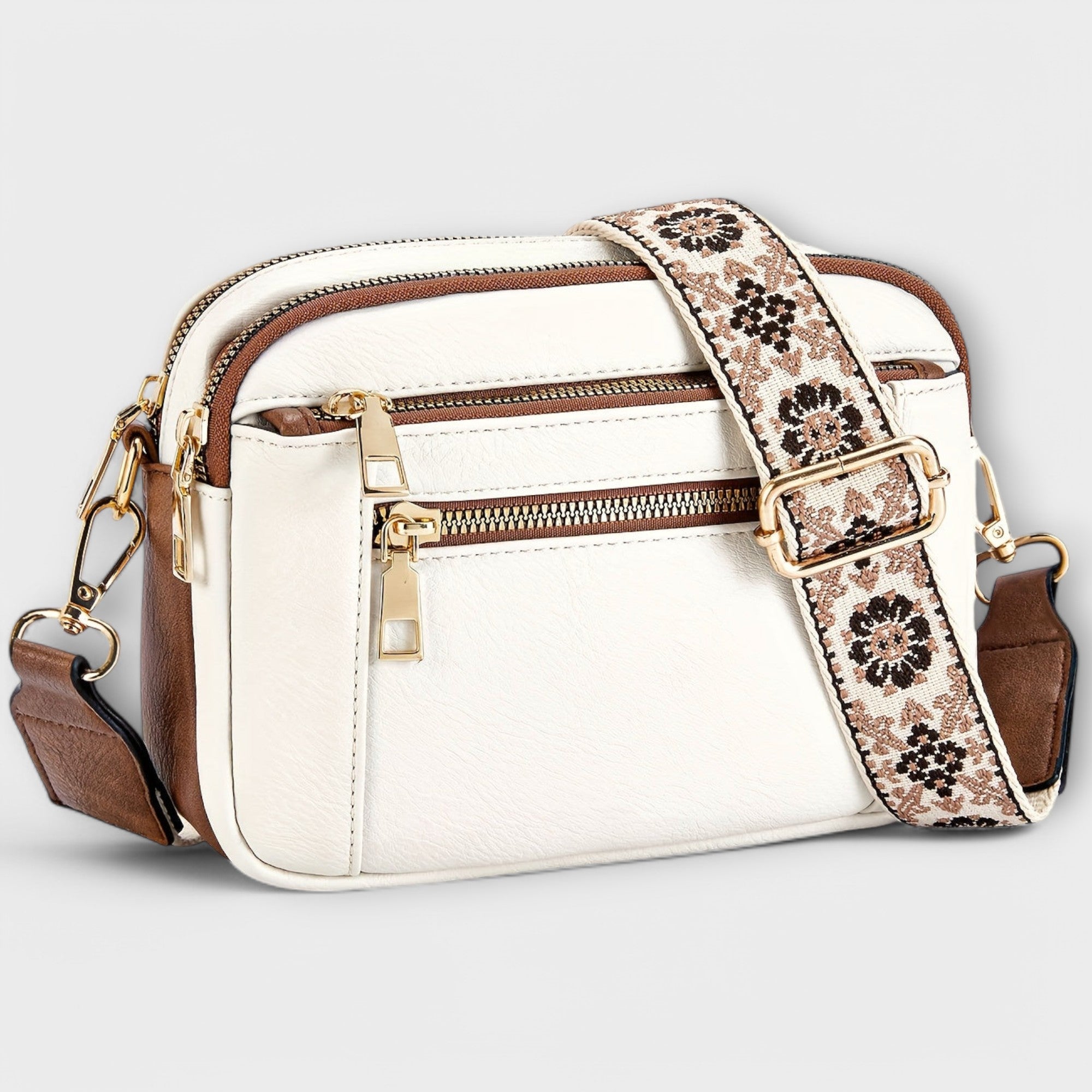 Maria - Eco-Friendly Vegan Leather Crossbody Bag