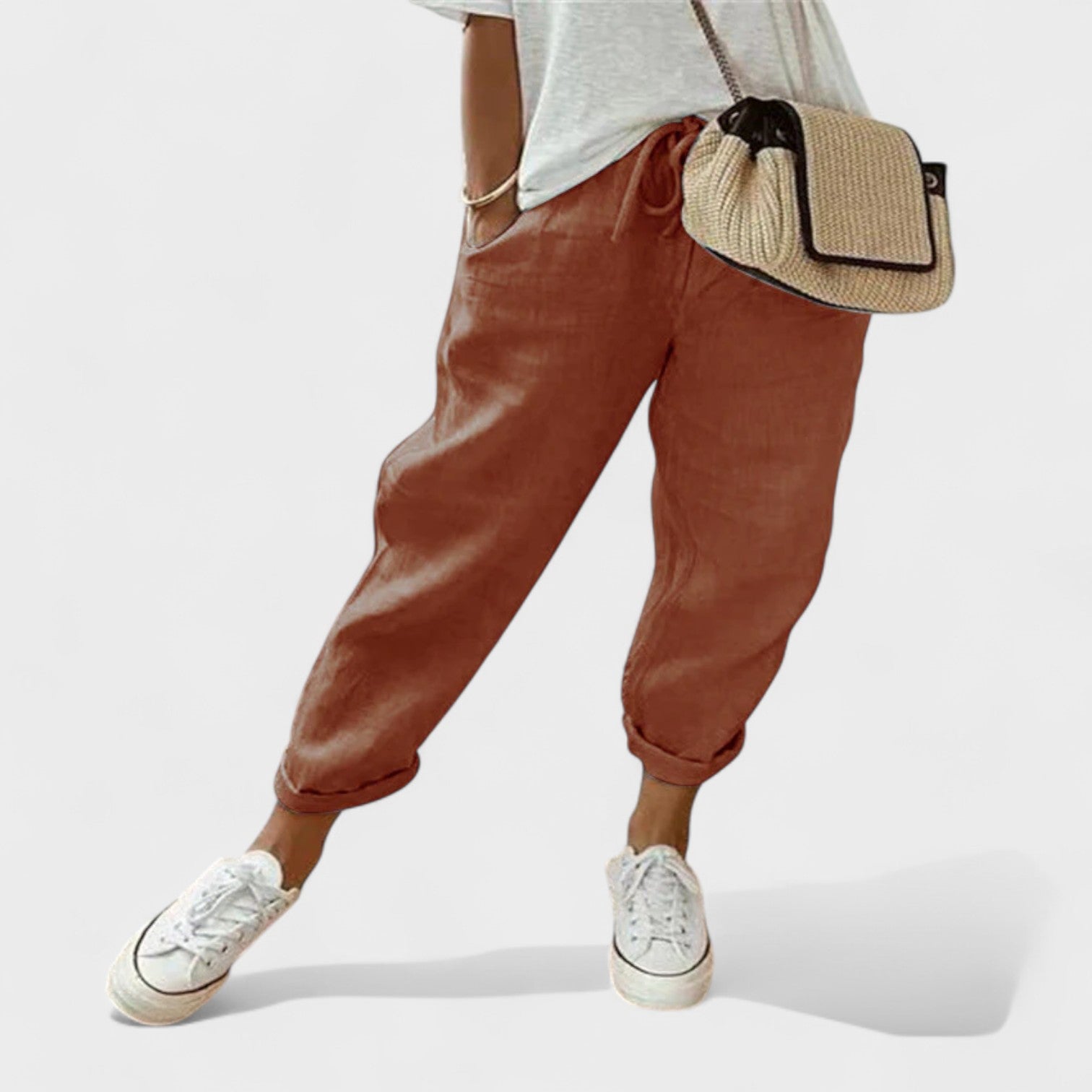 Francisca – Stylish Casual Linen Trousers