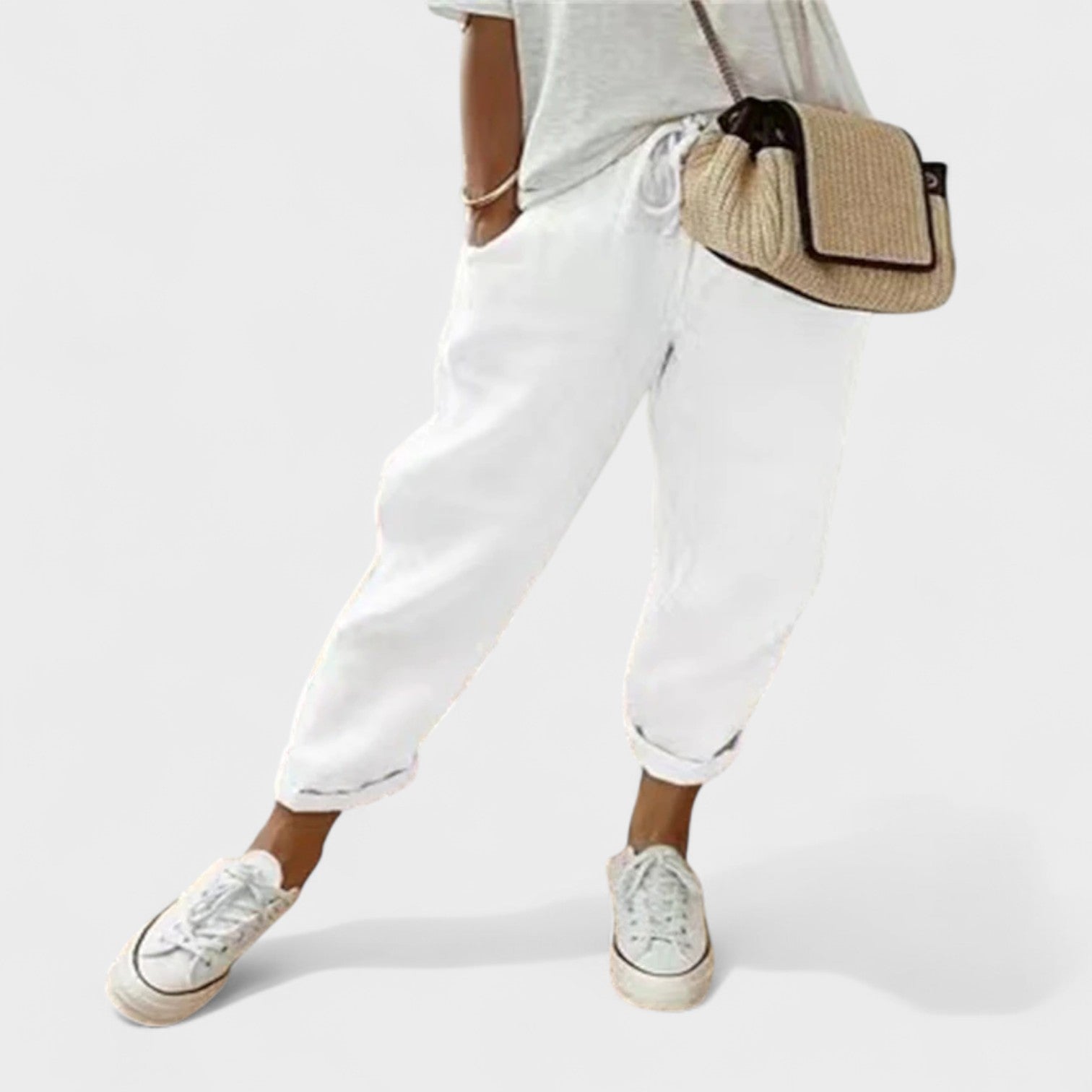 Francisca – Stylish Casual Linen Trousers