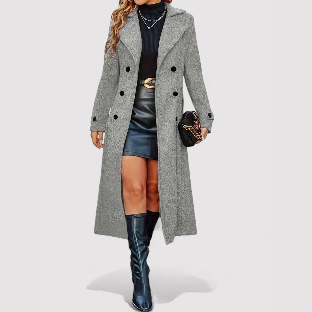 Rita - Elegant Long Coat