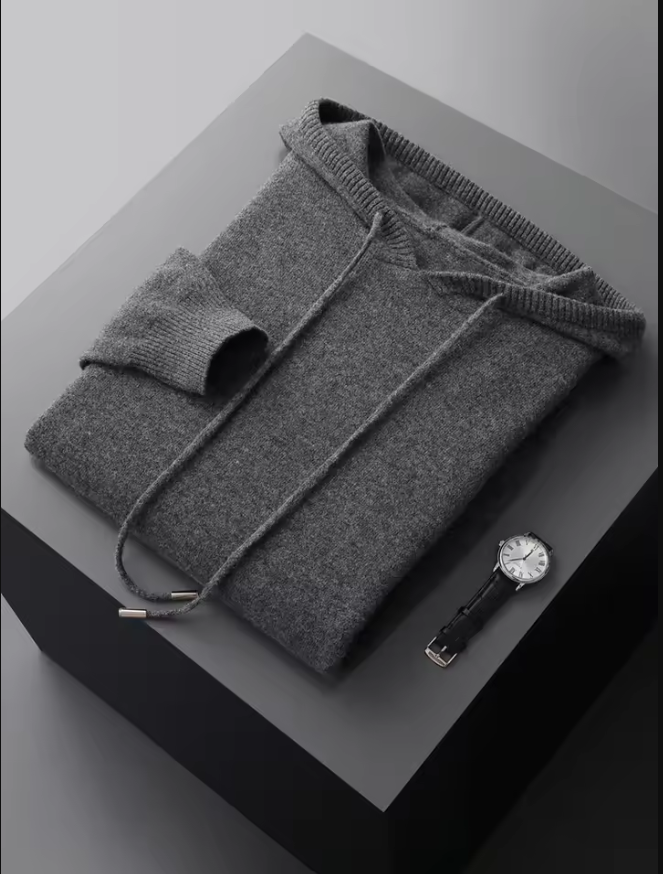 Sirlus Merino Wool Pullover Hoodie