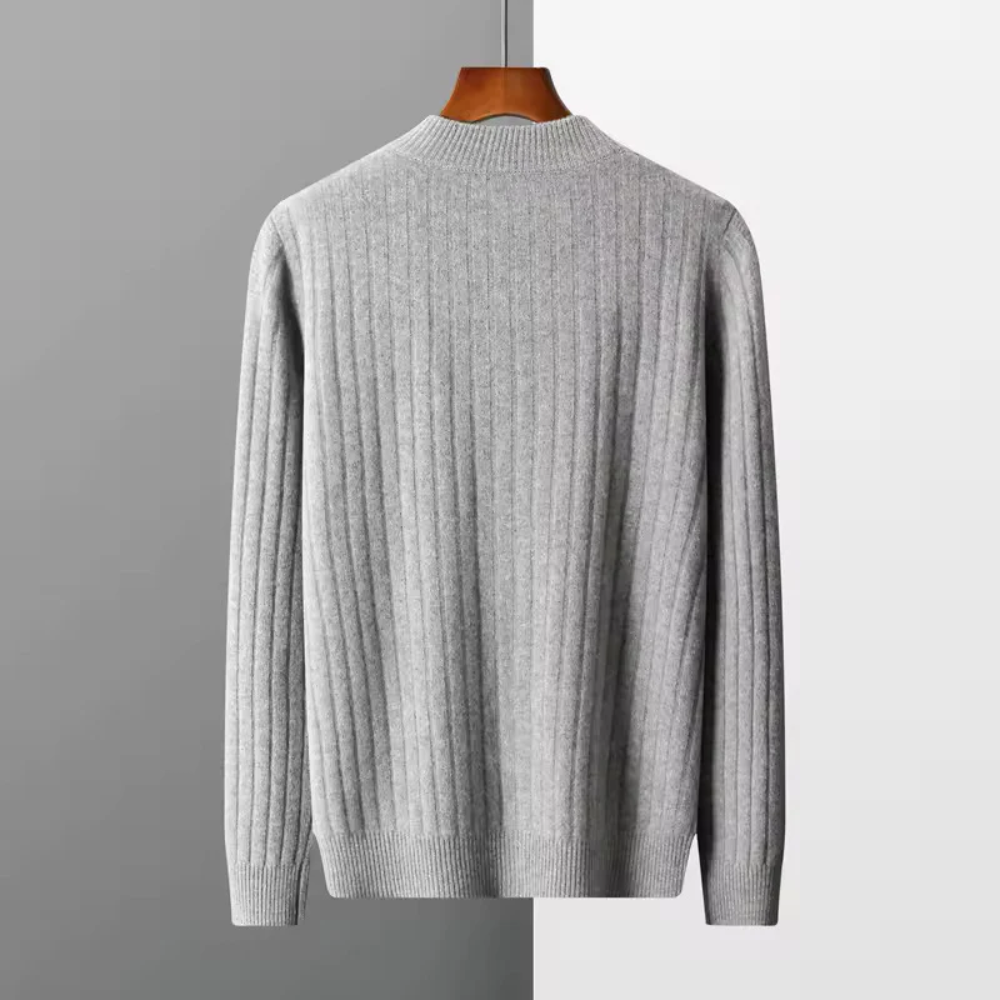 Verona Cashmere Knit Vest with Pattern