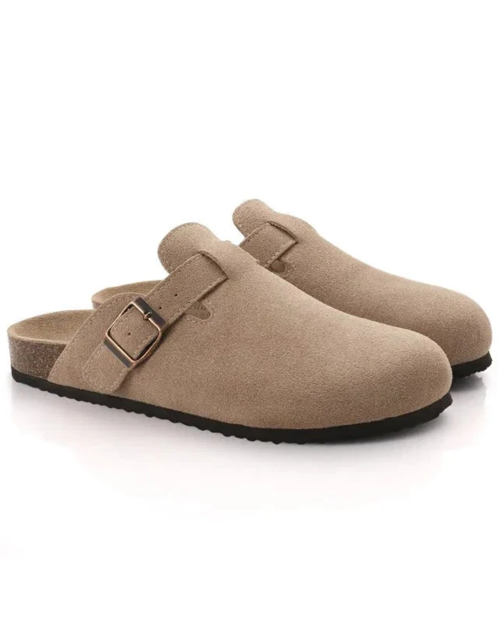 Suede Oxford Clogs