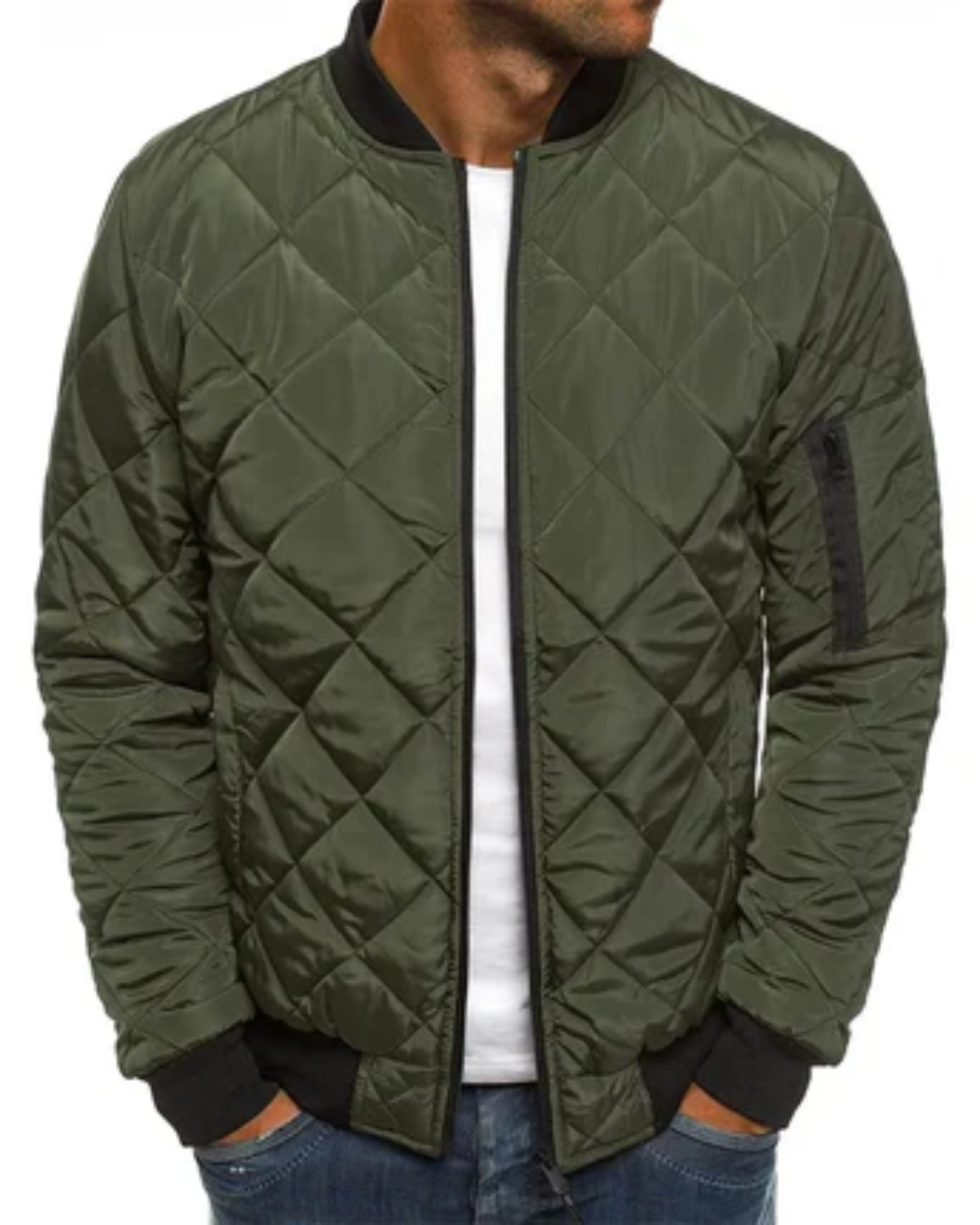 Relaxed Fit Bomber Jacket