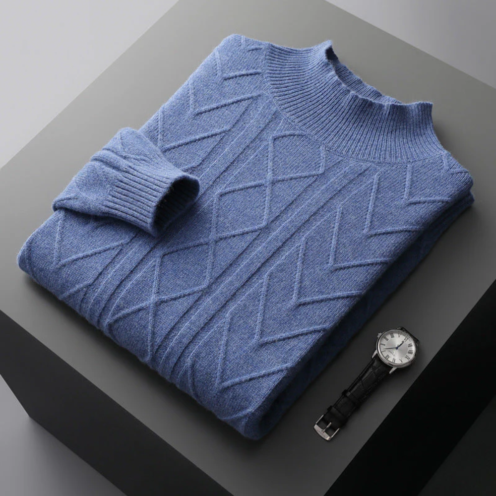 Cashmere Sweater with Mizar Design