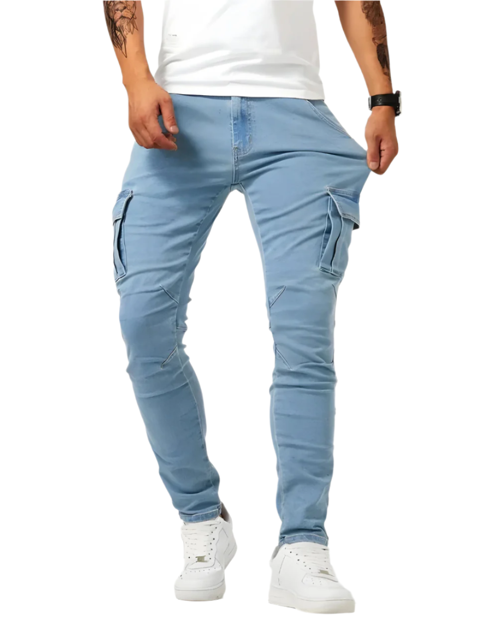 Marino Stretch Cargo Trousers