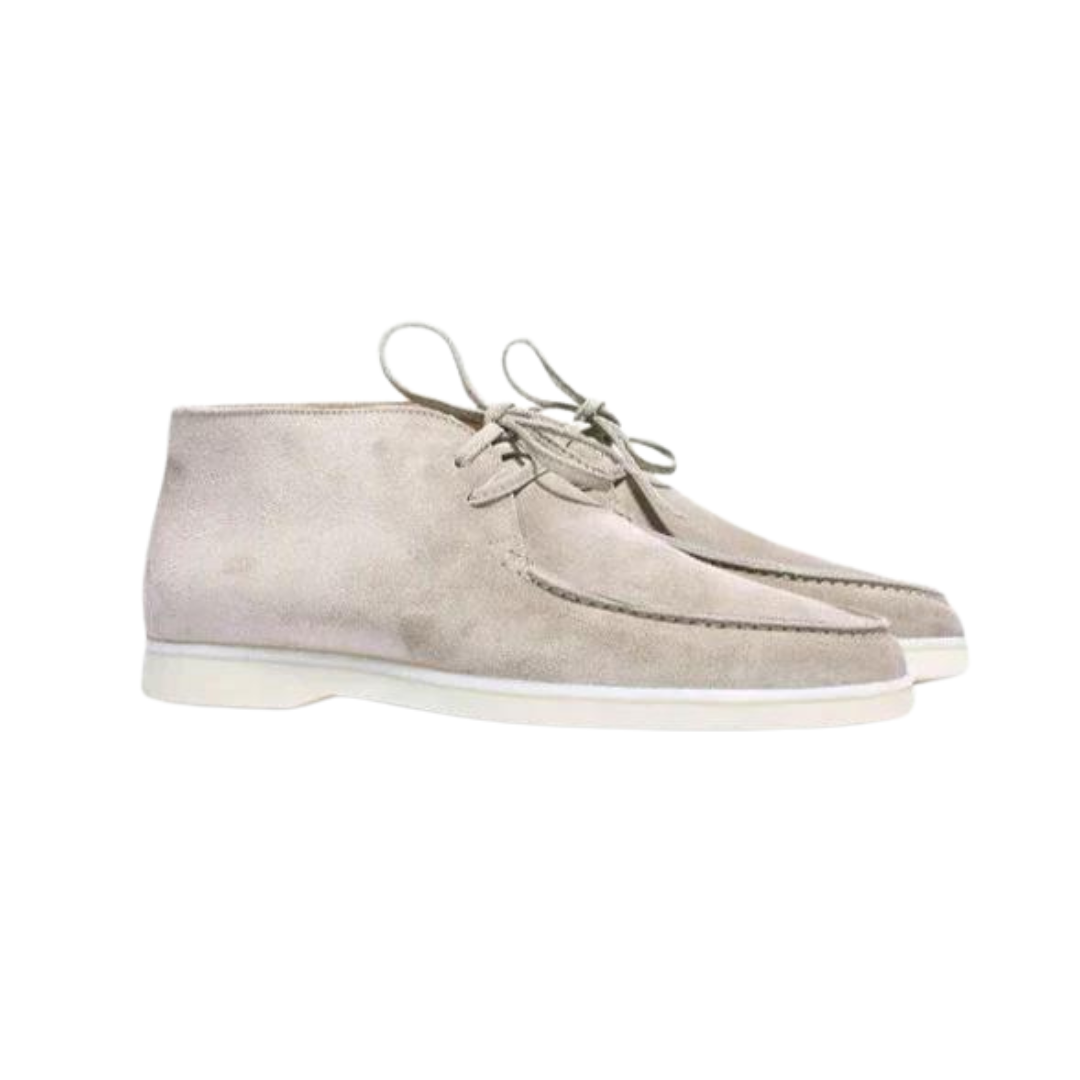 | Lace-Up Suede Shoes