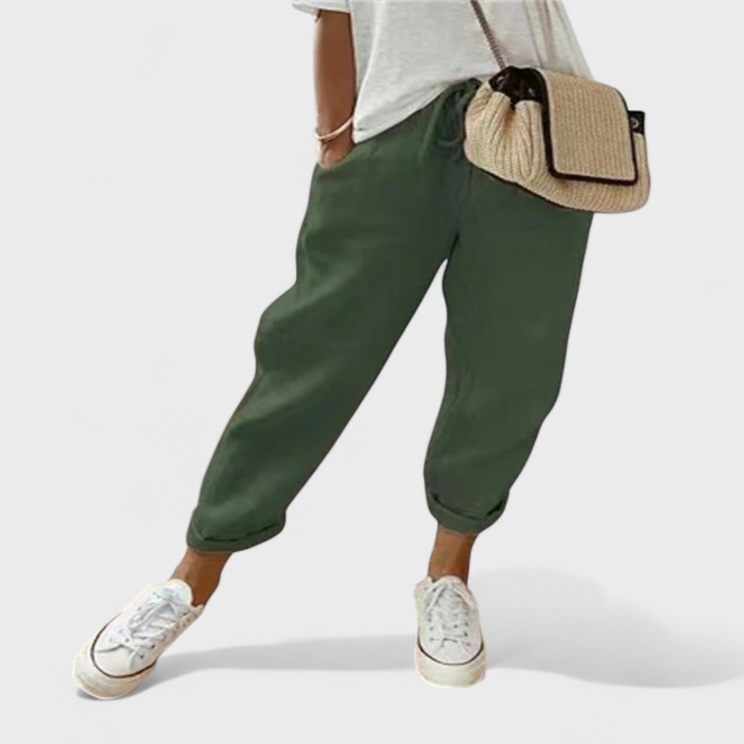 Francisca – Stylish Casual Linen Trousers