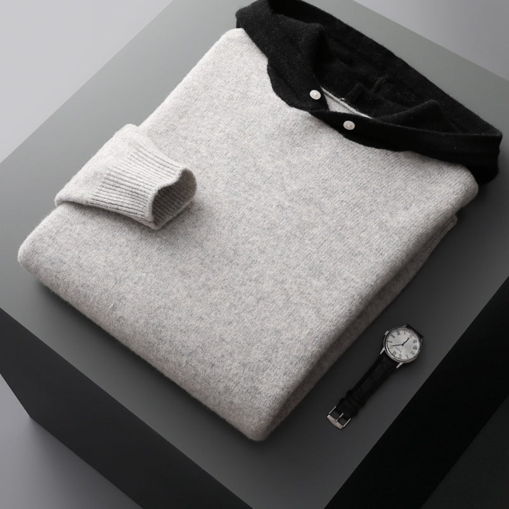 Nova Merino Wool Pullover Hoodie