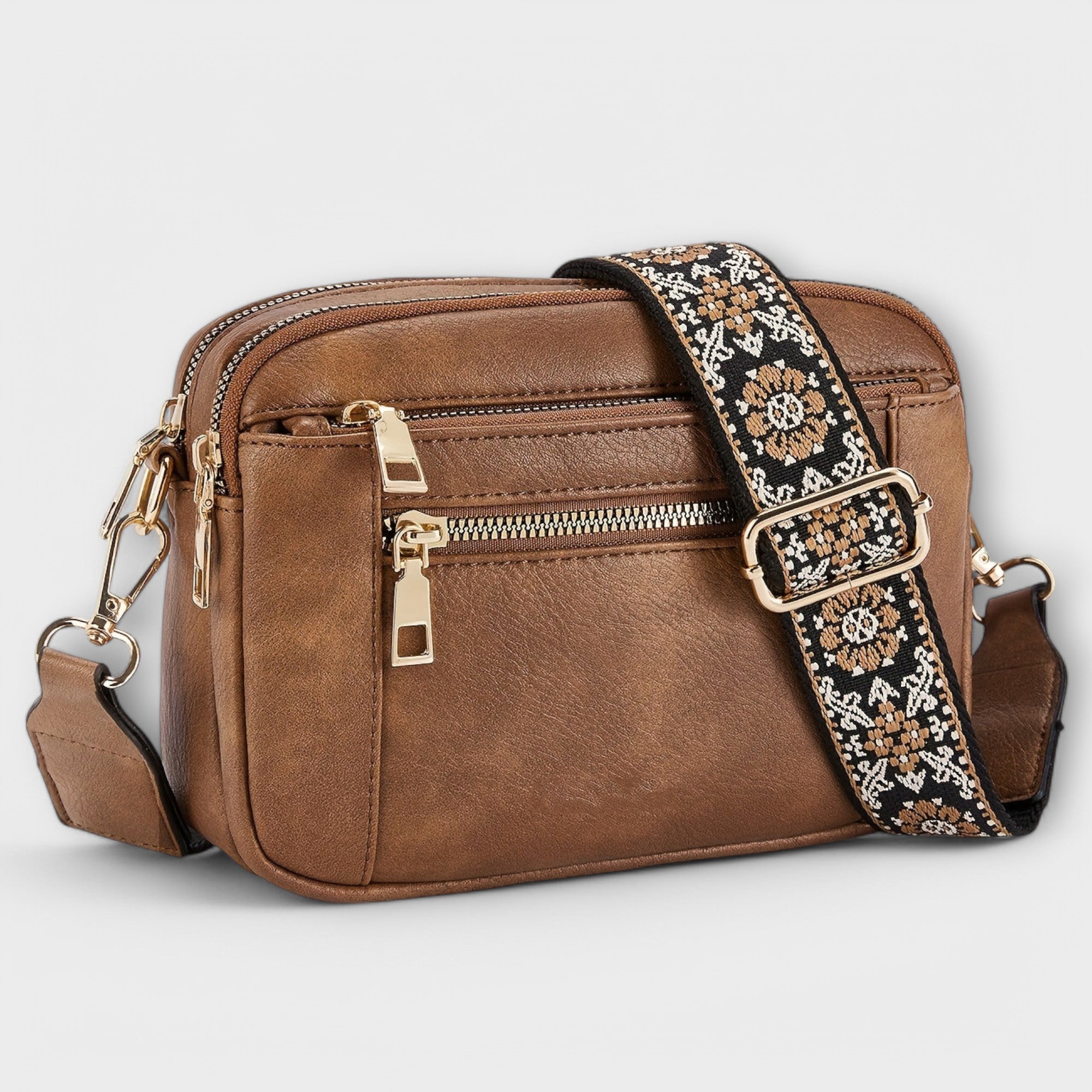 Maria - Eco-Friendly Vegan Leather Crossbody Bag