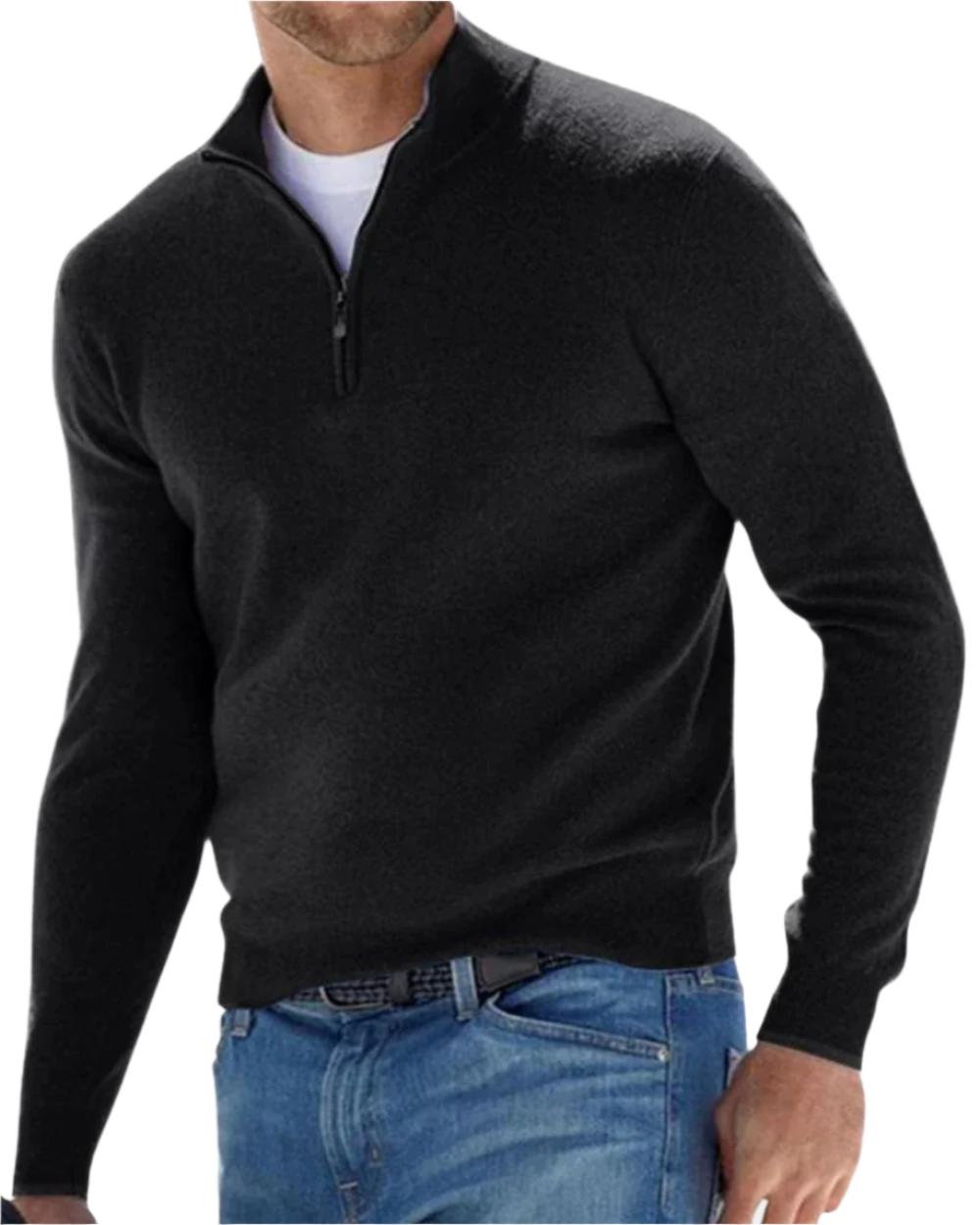 Chic Zip-Up Sweater