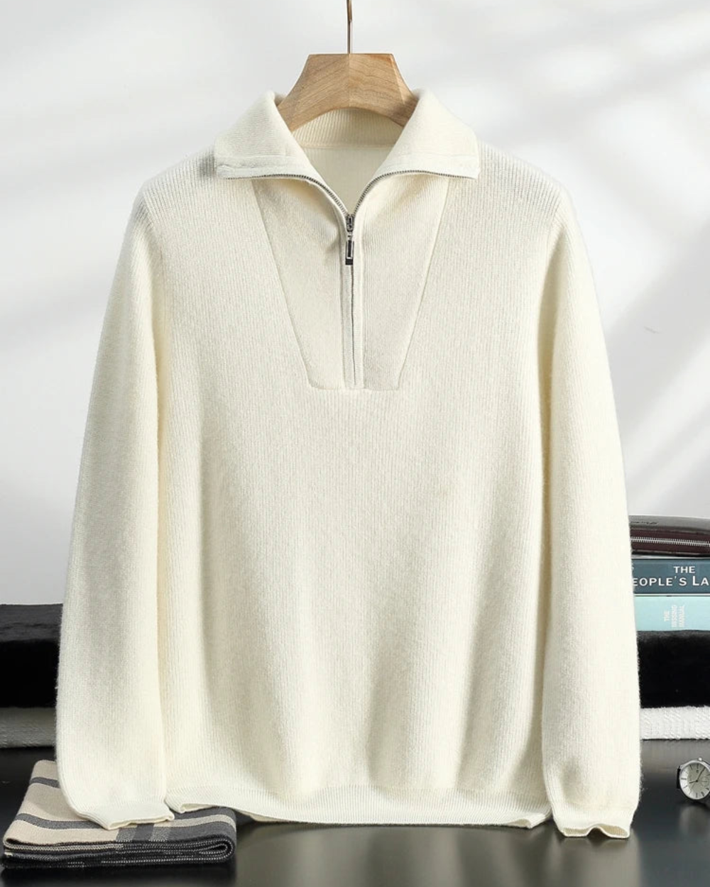 Half-Zip Cashmere Sweater from Portofino