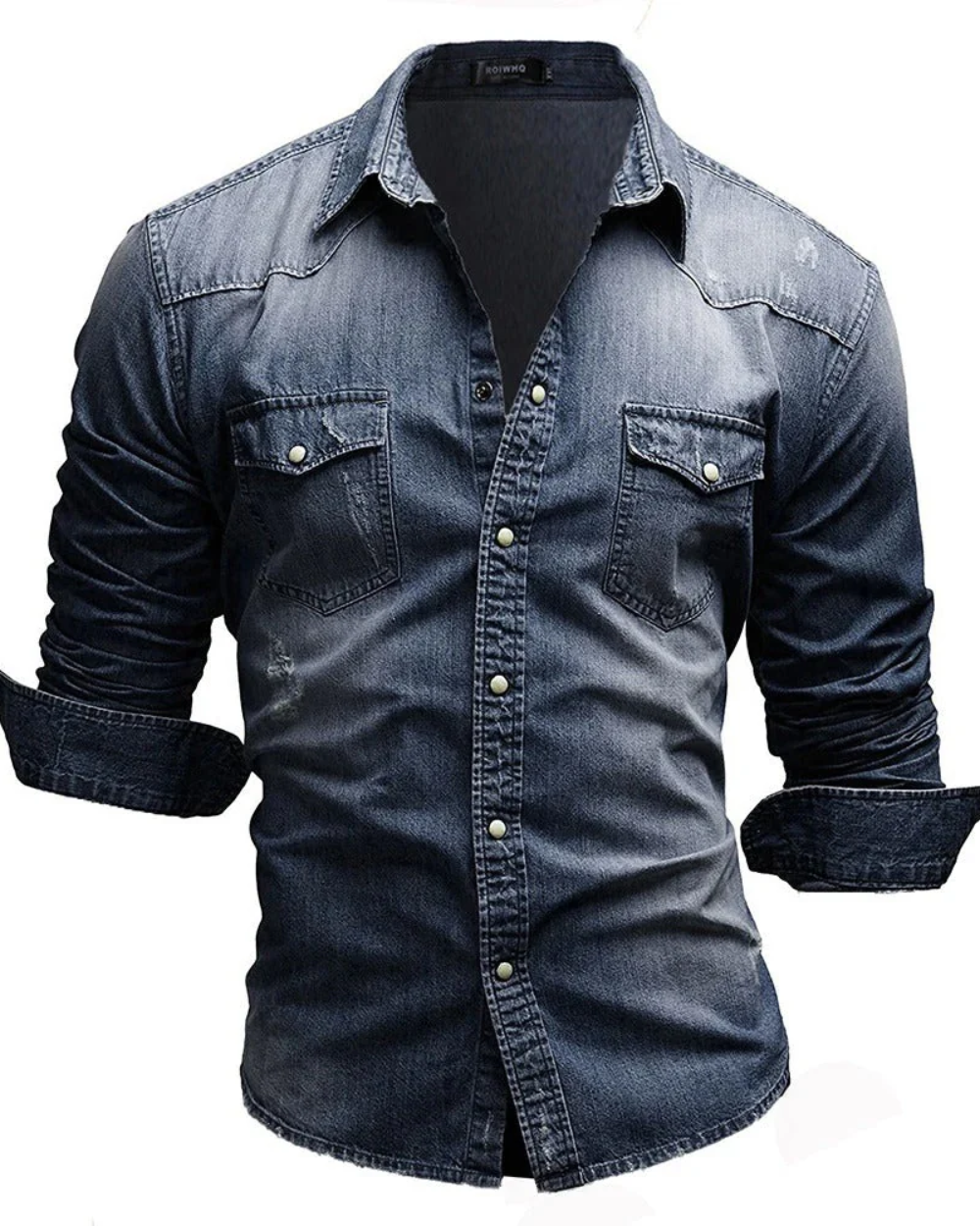 Classic Denim Button-Up Shirt