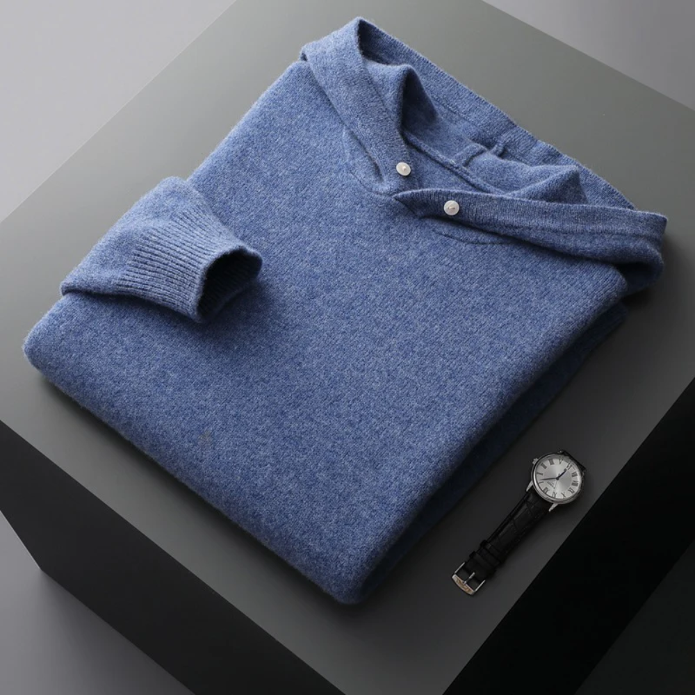 Nova Merino Wool Pullover Hoodie