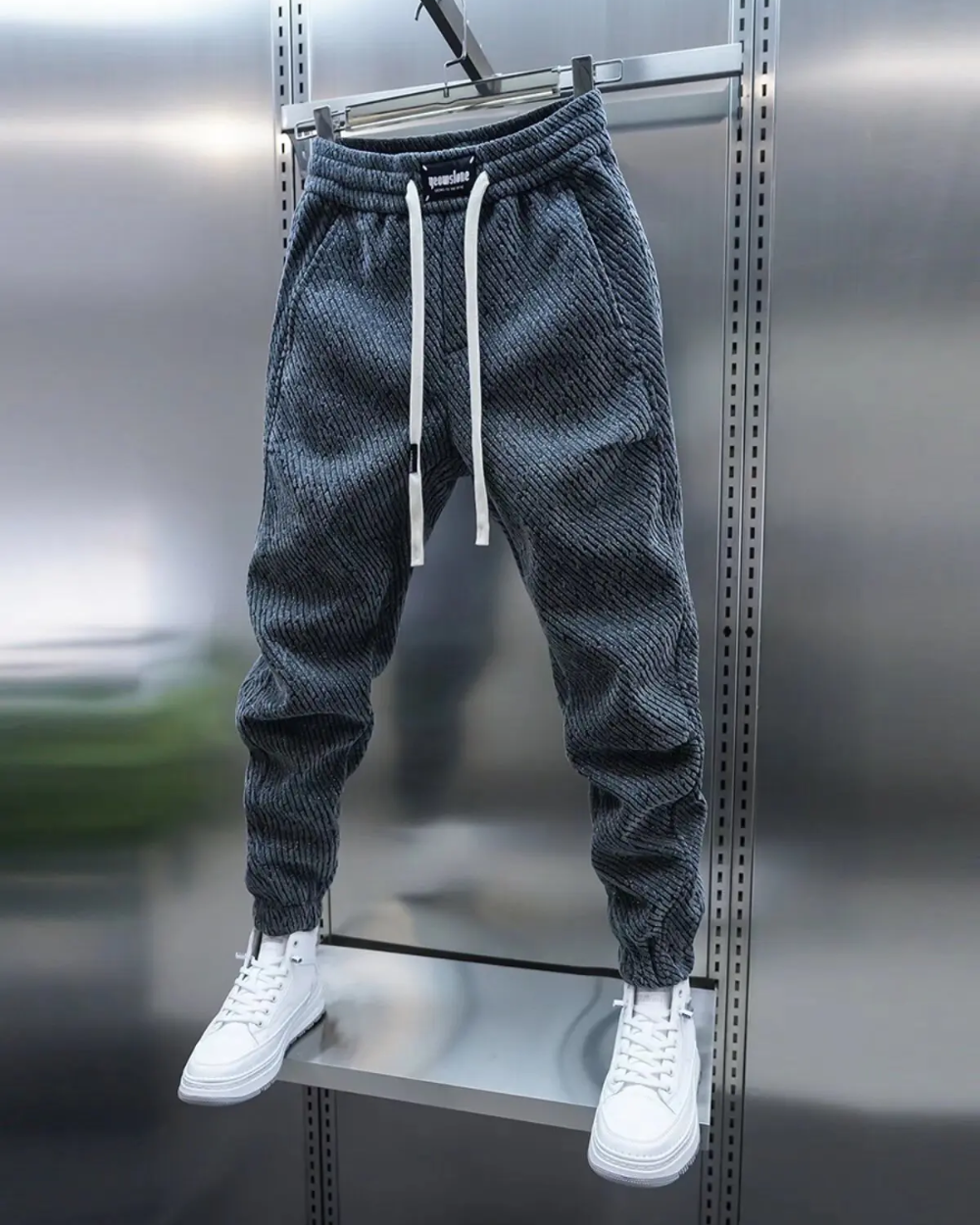 Patterned Casual Trousers