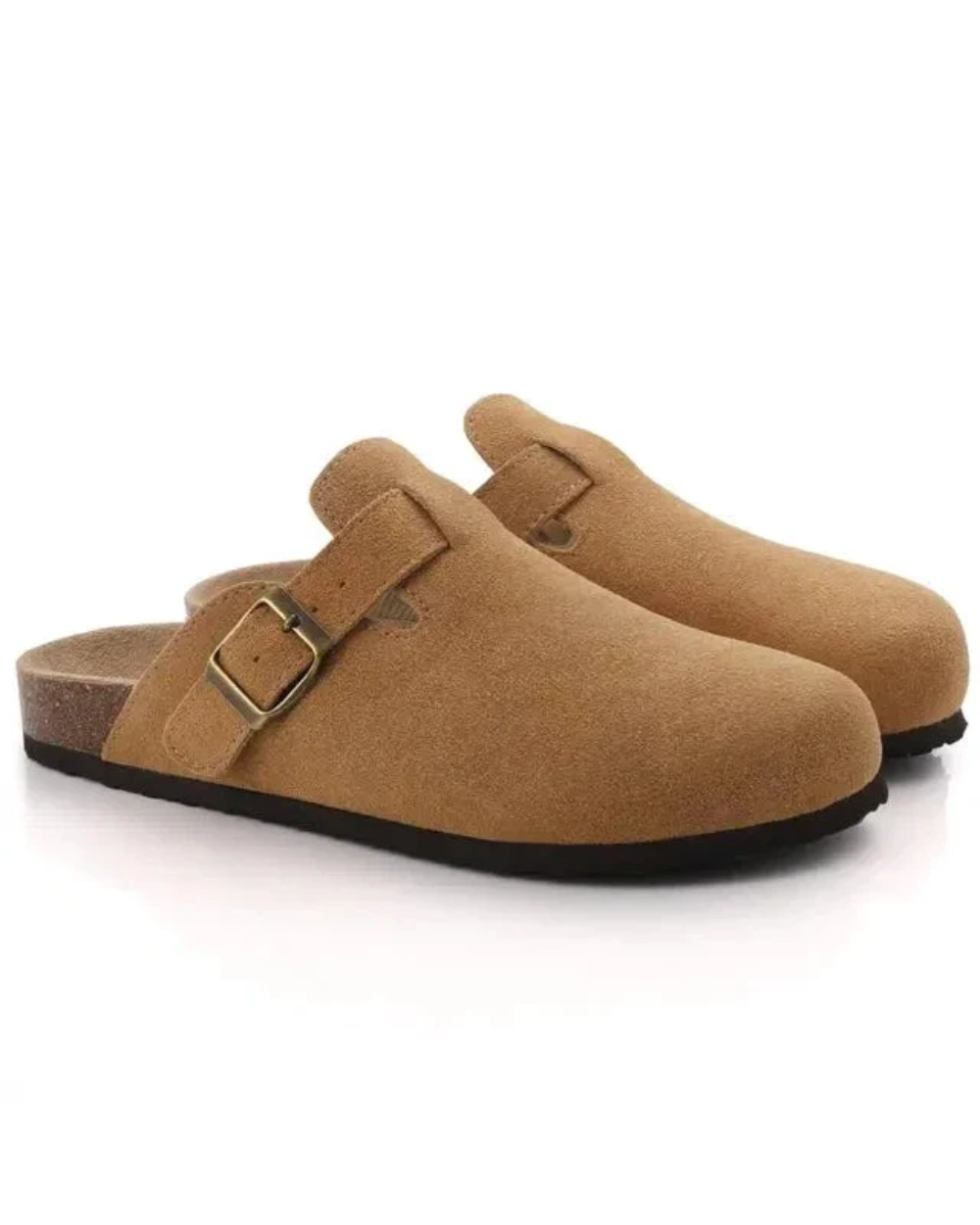 Suede Oxford Clogs