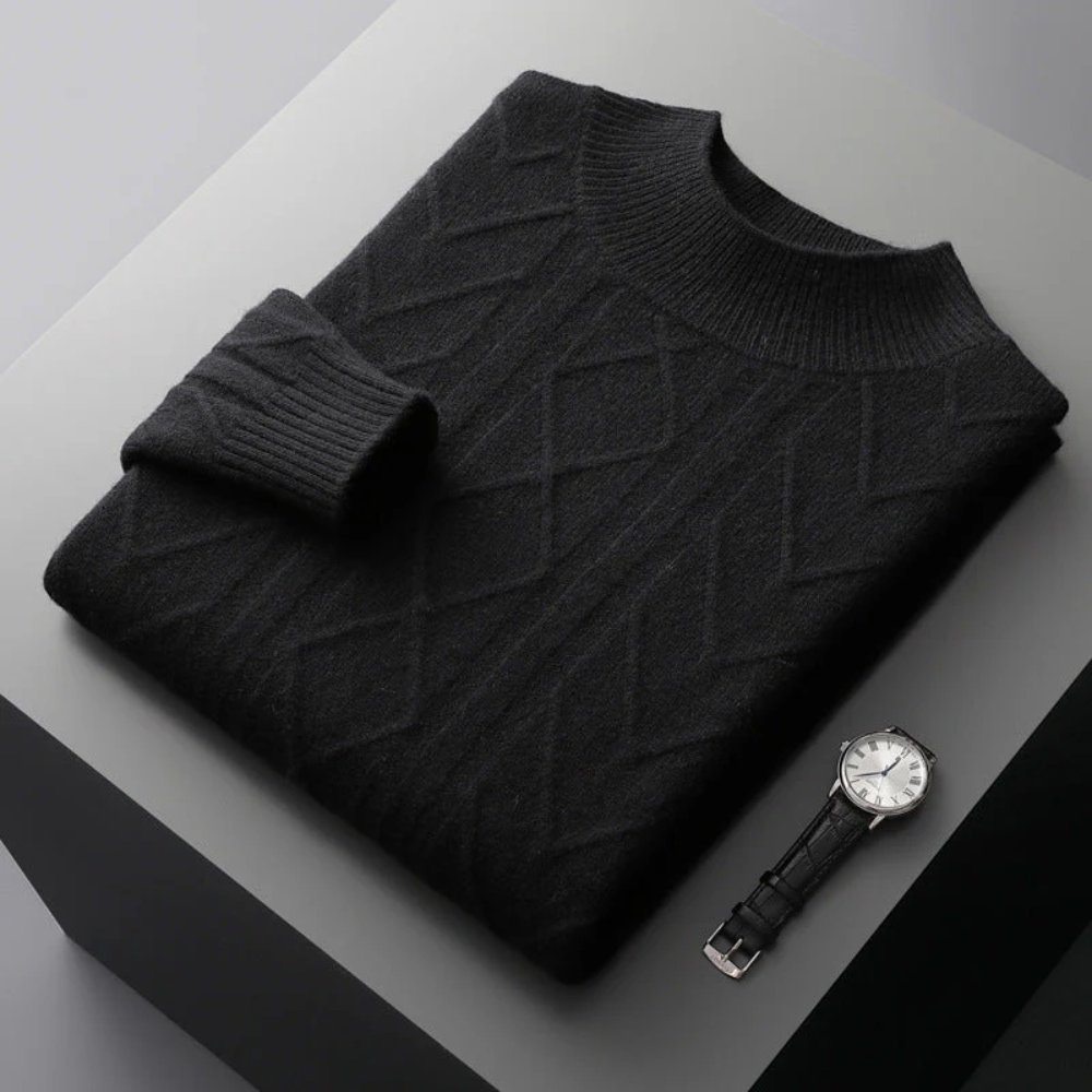 Cashmere Sweater with Mizar Design
