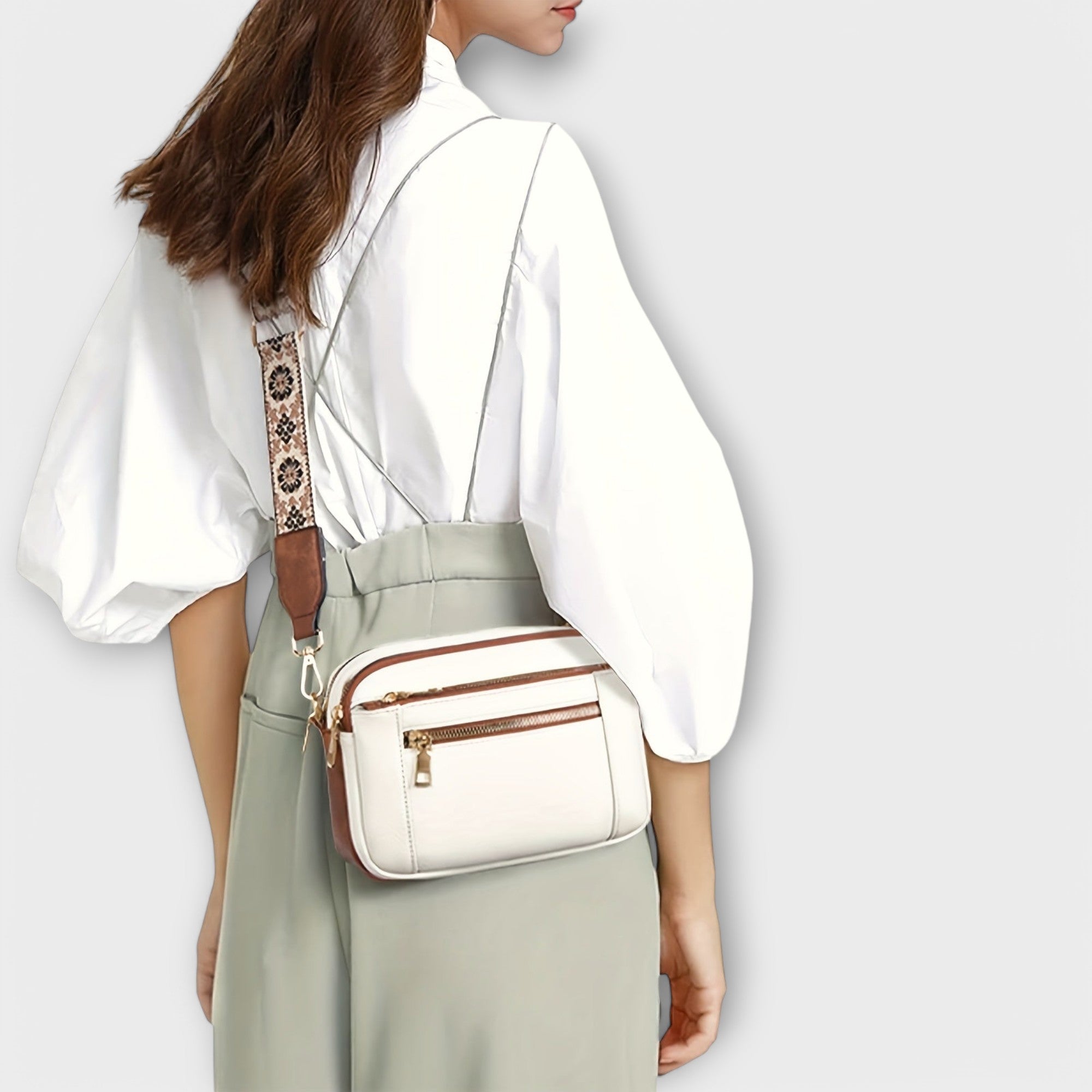 Maria - Eco-Friendly Vegan Leather Crossbody Bag