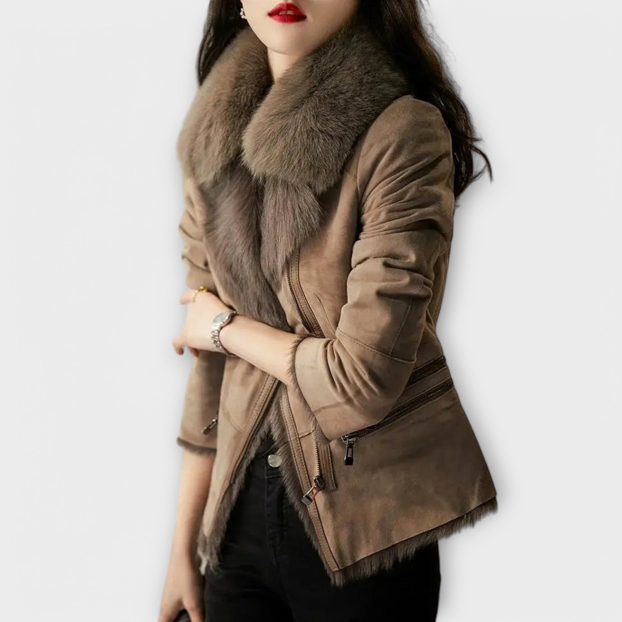Mariana - Premium Lambskin Luxury Coat