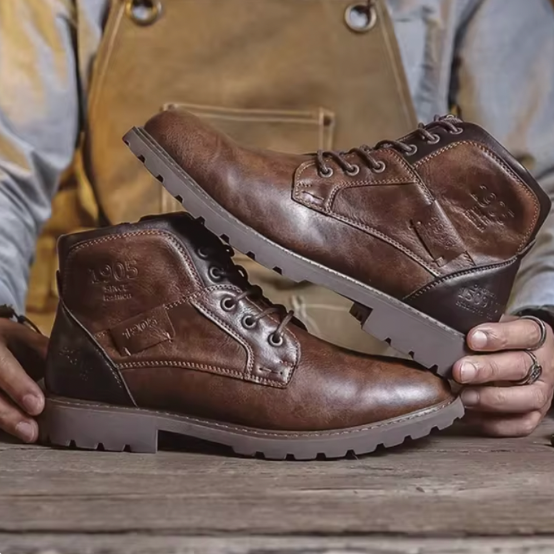 Bayard Classic Leather Vintage Boots