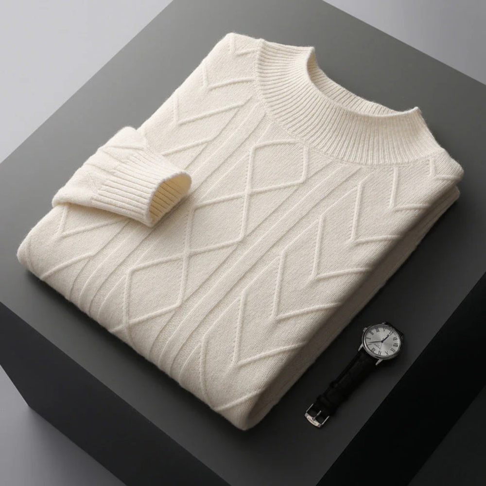 Cashmere Sweater with Mizar Design