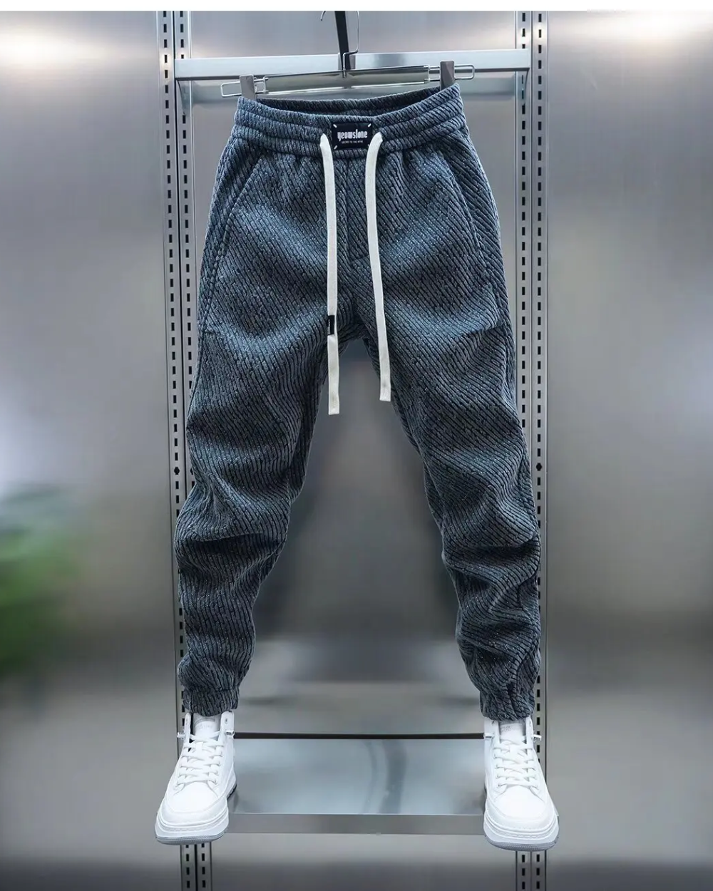 Patterned Casual Trousers