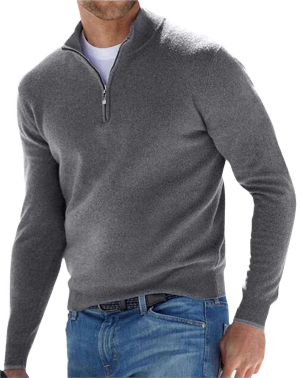 Chic Zip-Up Sweater