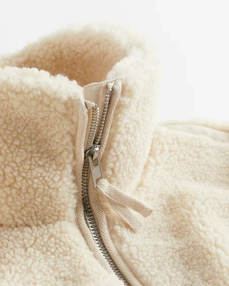Luna Teddy Fleece Jacket | Cozy Chic