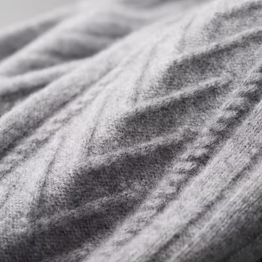 Verona Cashmere Knit Vest with Pattern