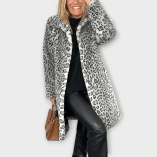 Jessica - Animal Print Leopard Coat