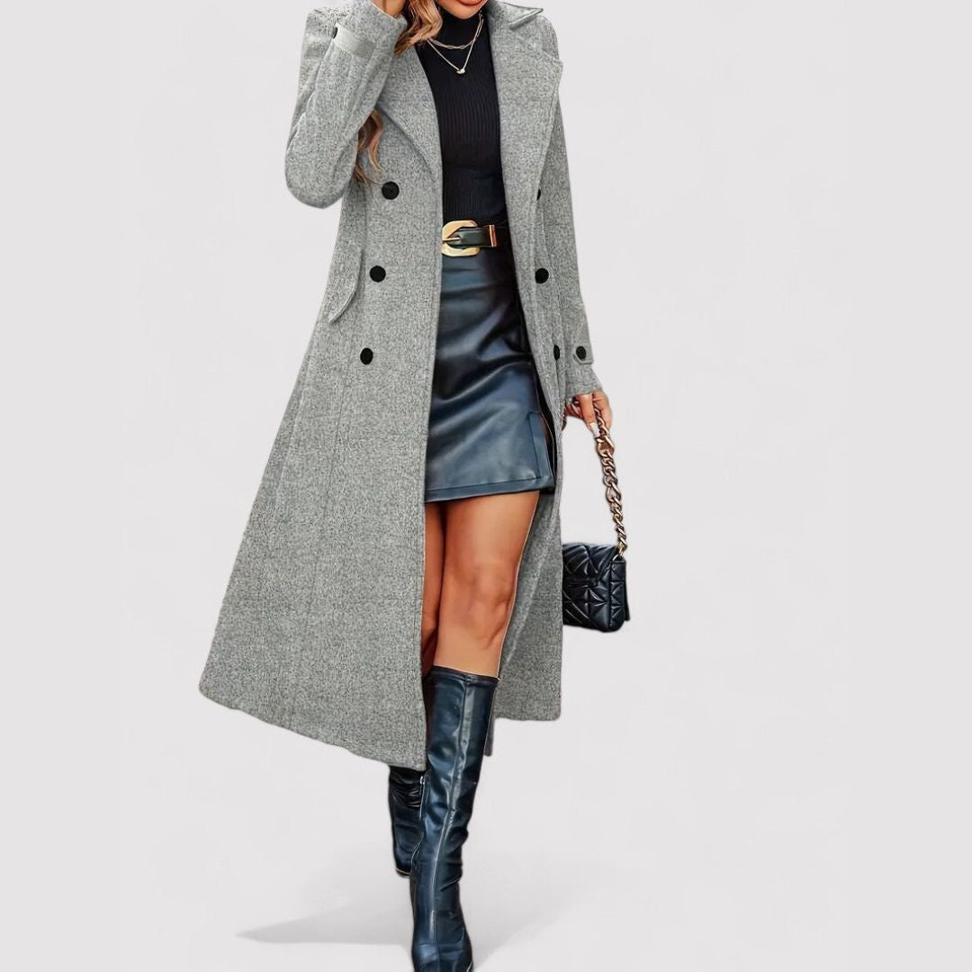 Rita - Elegant Long Coat
