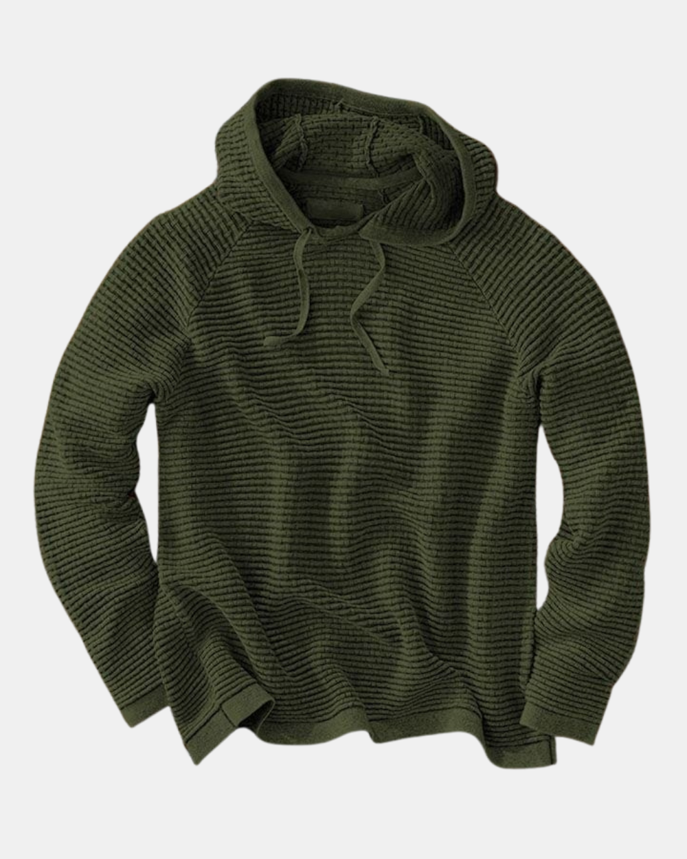 Cozy Knit Pullover Hoodie