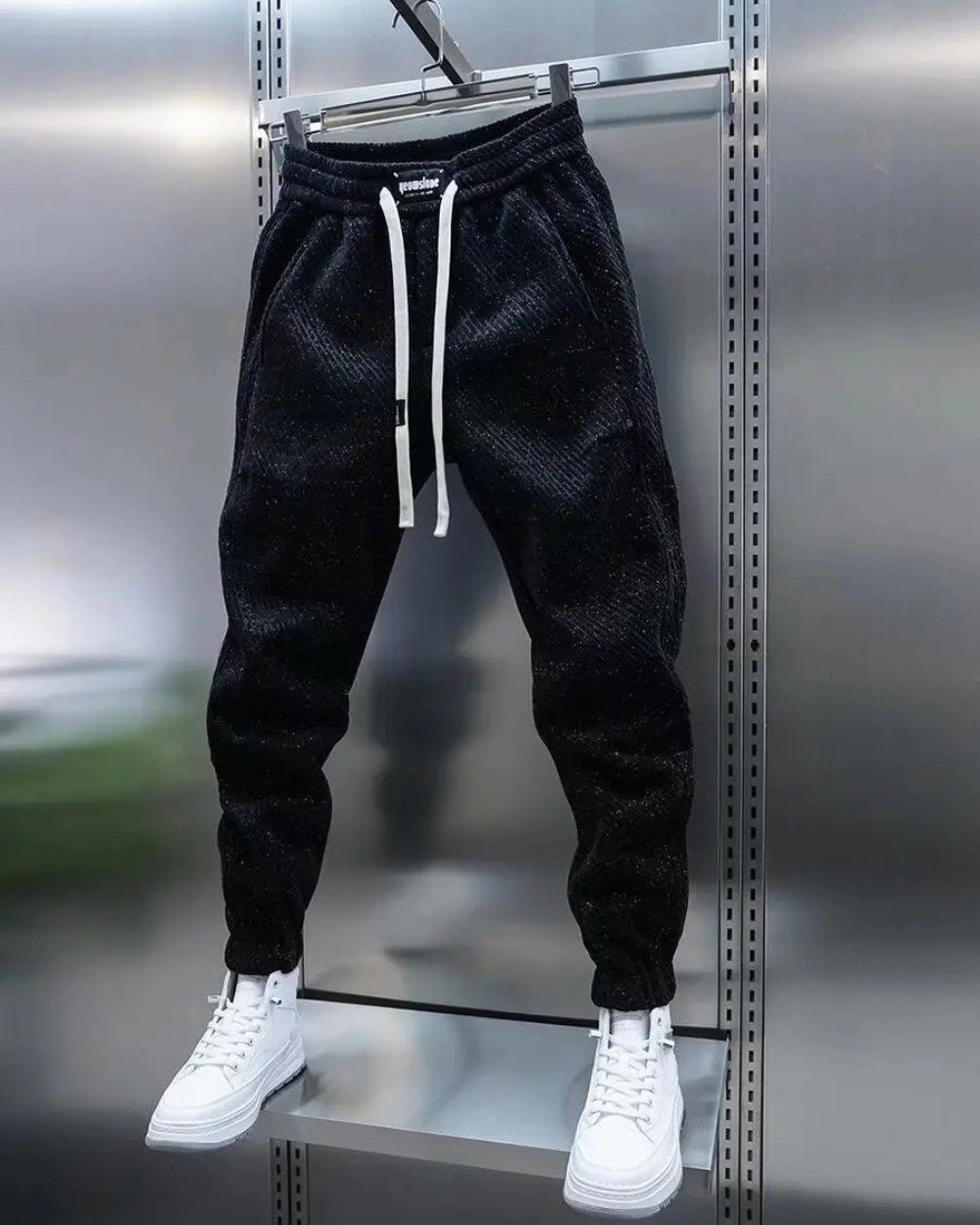 Patterned Casual Trousers