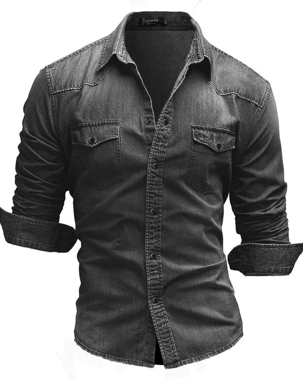 Classic Denim Button-Up Shirt