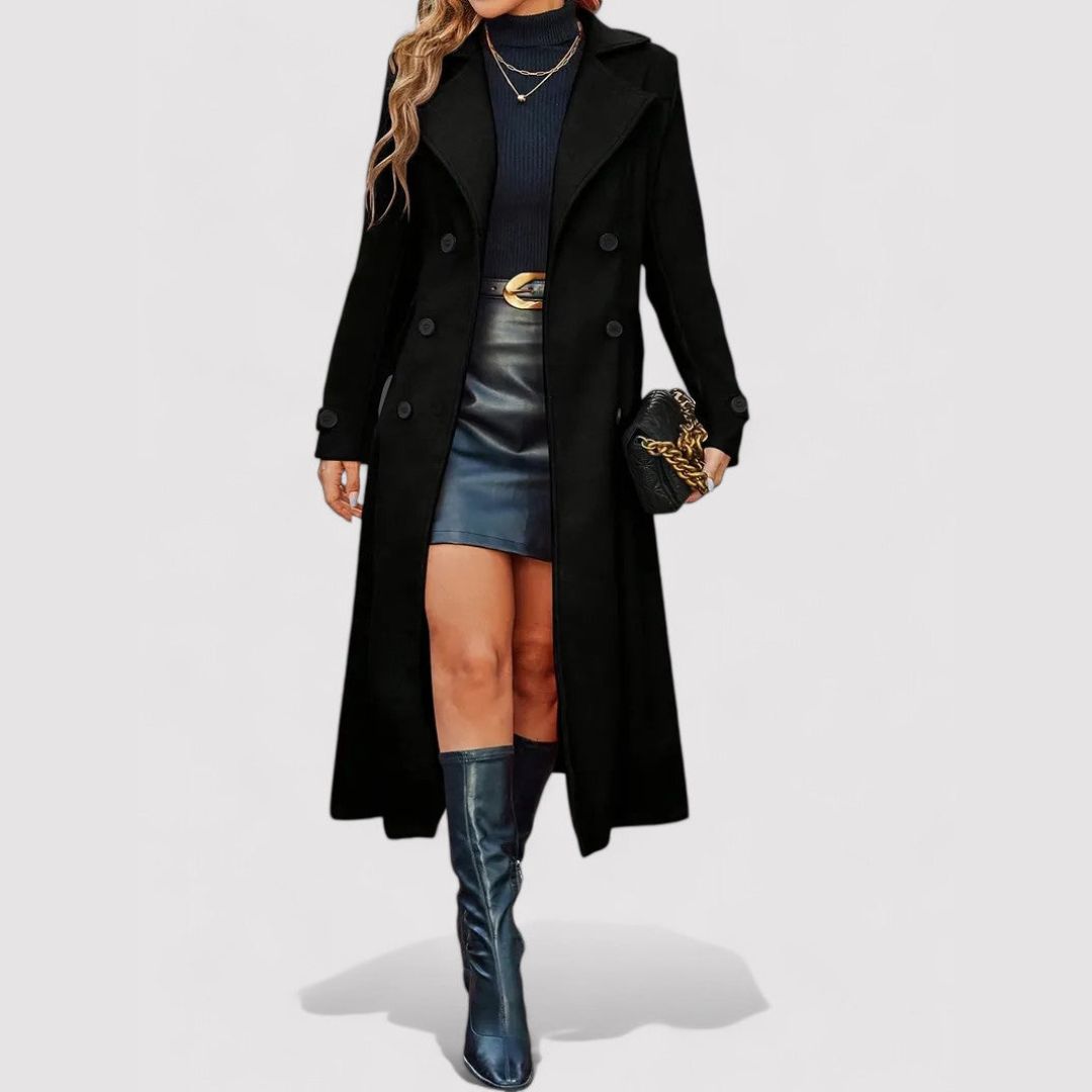 Rita - Elegant Long Coat