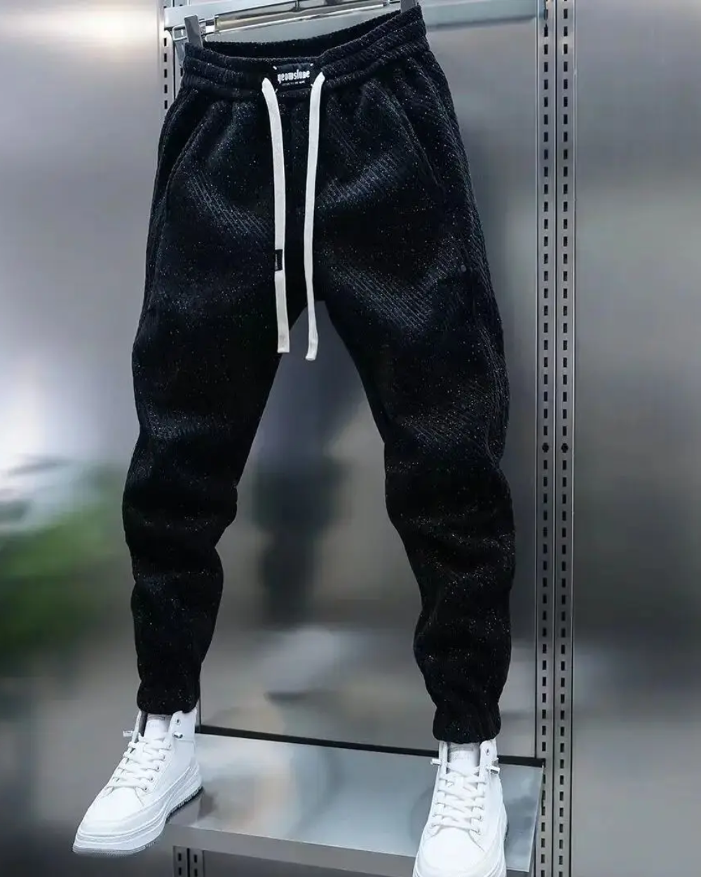 Patterned Casual Trousers