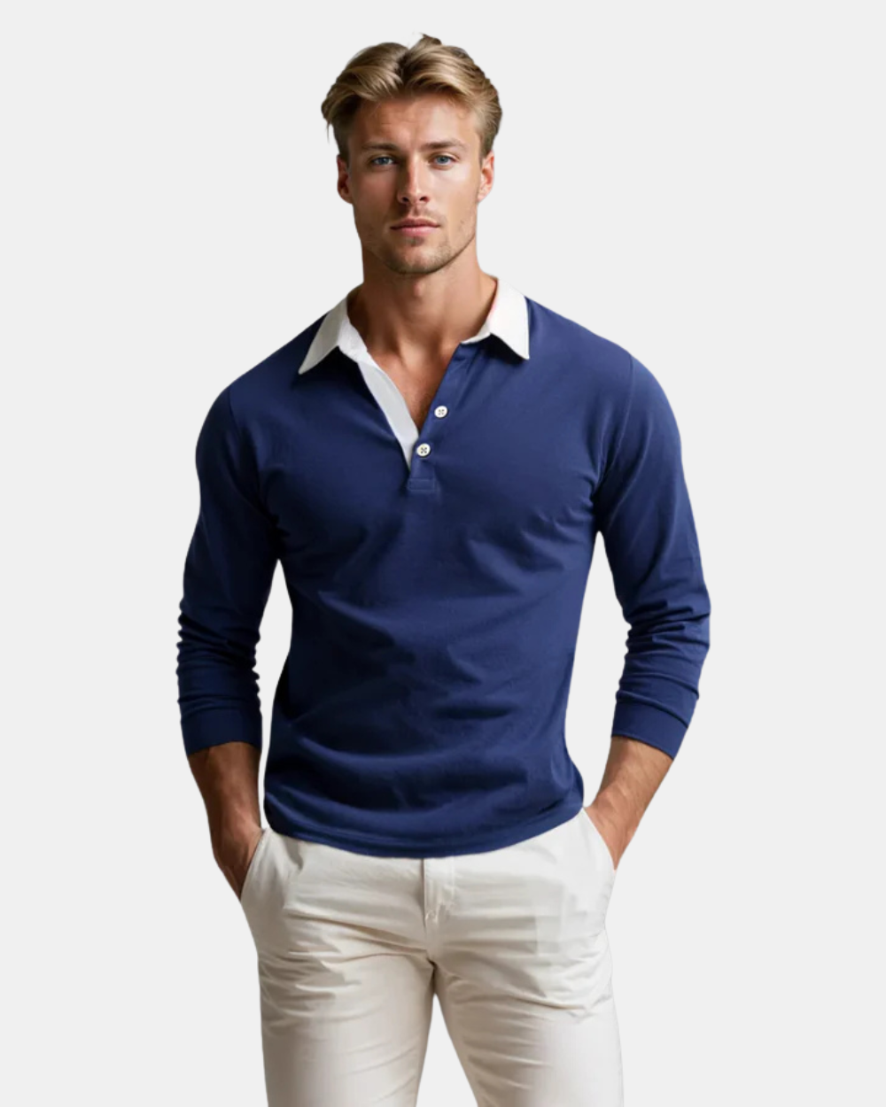 Adrian Knit Polo Sweater