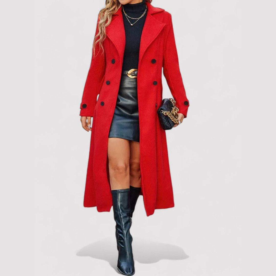 Rita - Elegant Long Coat