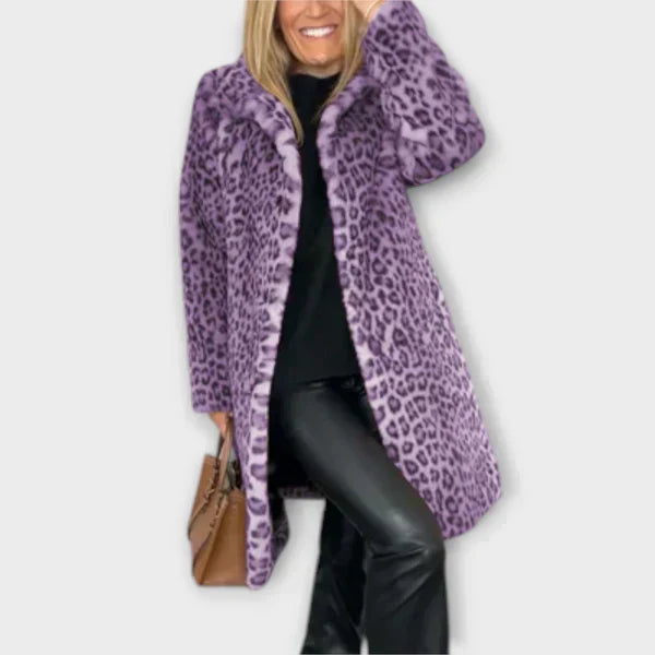 Jessica - Animal Print Leopard Coat