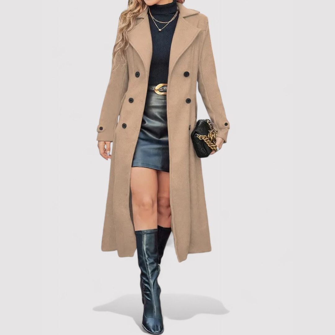 Rita - Elegant Long Coat