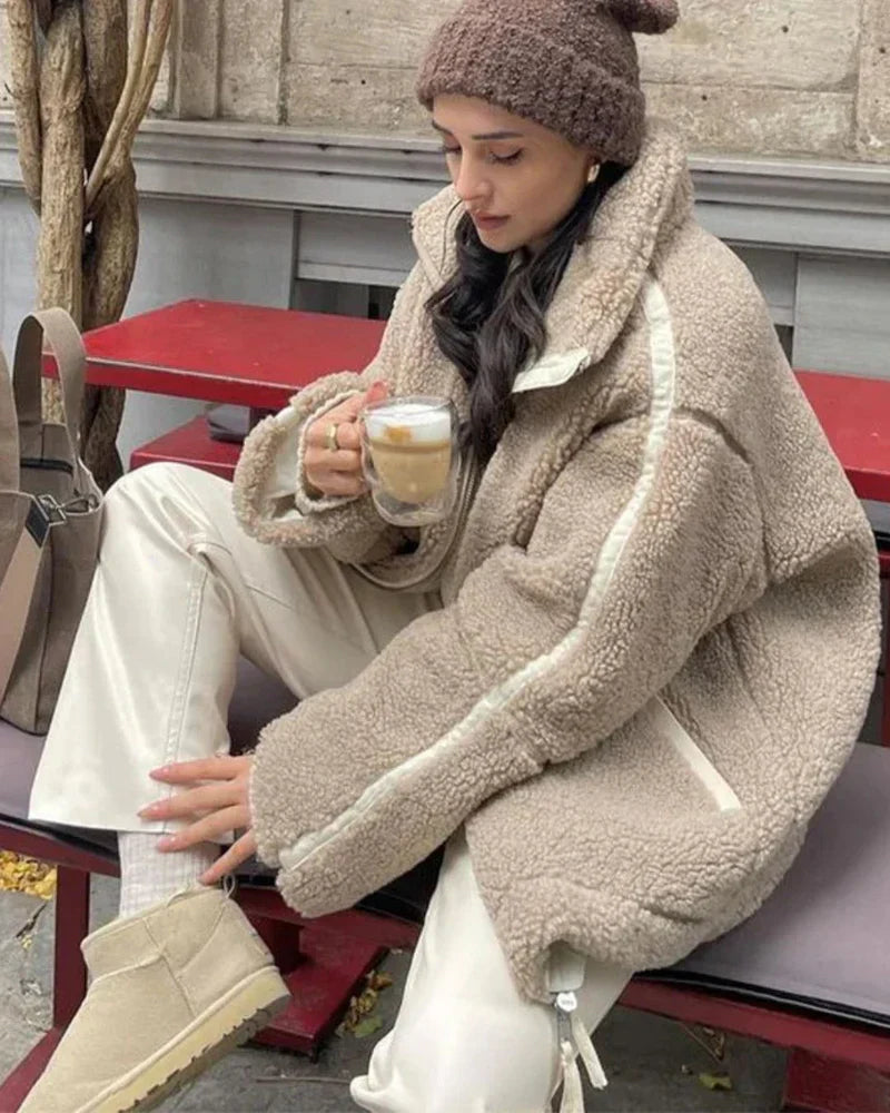 Luna Teddy Fleece Jacket | Cozy Chic