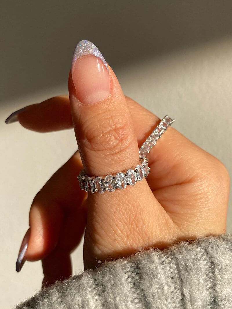 Oval-Shaped Ring