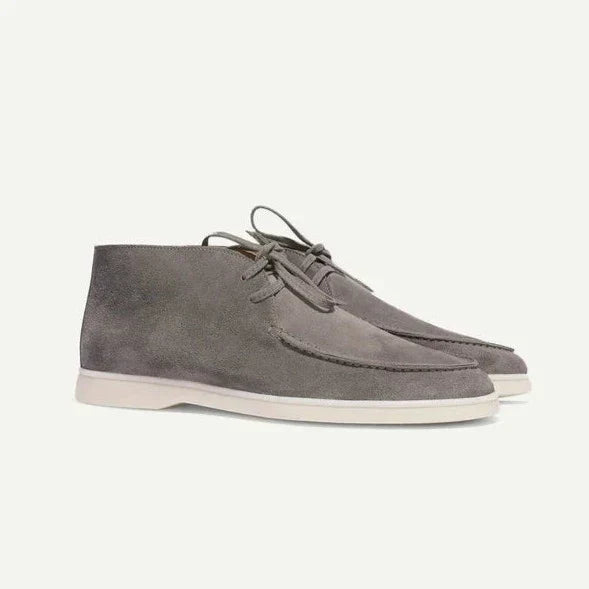 | Lace-Up Suede Shoes