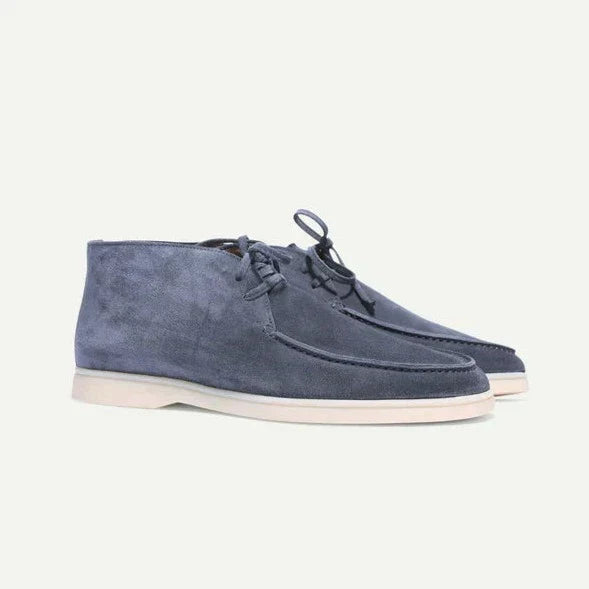 | Lace-Up Suede Shoes