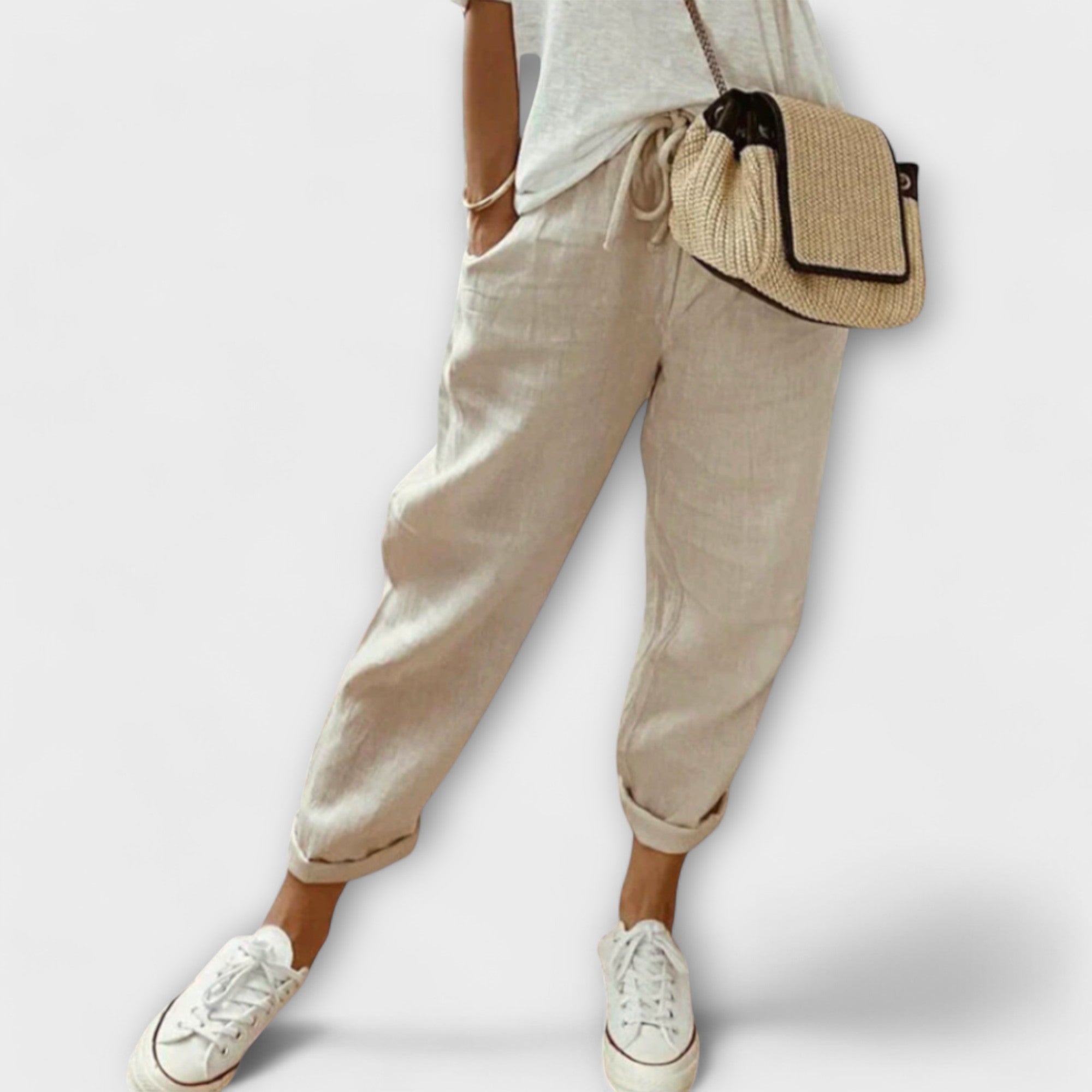 Bibi - Chic Linen Trousers for Effortless Style