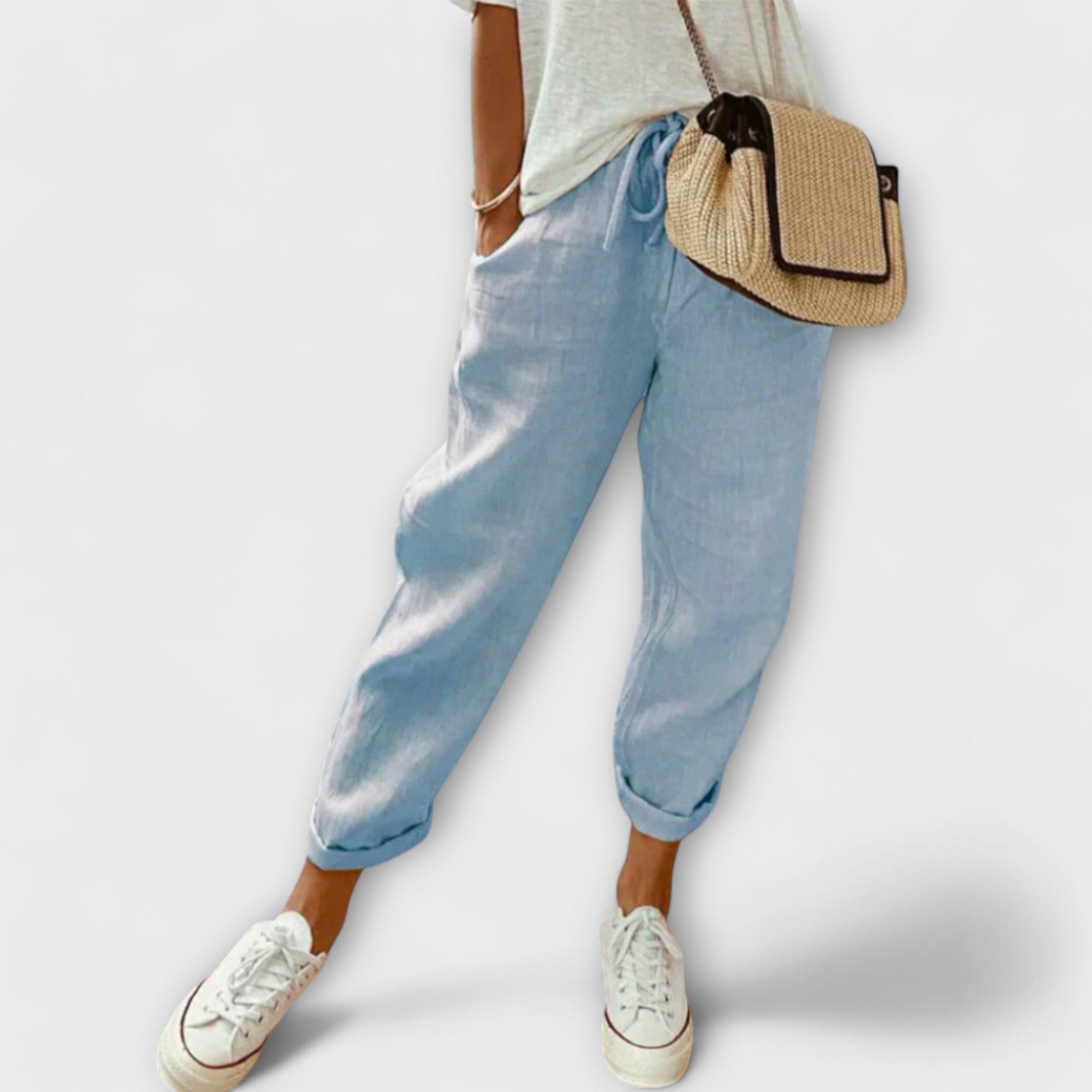 Bibi - Chic Linen Trousers for Effortless Style