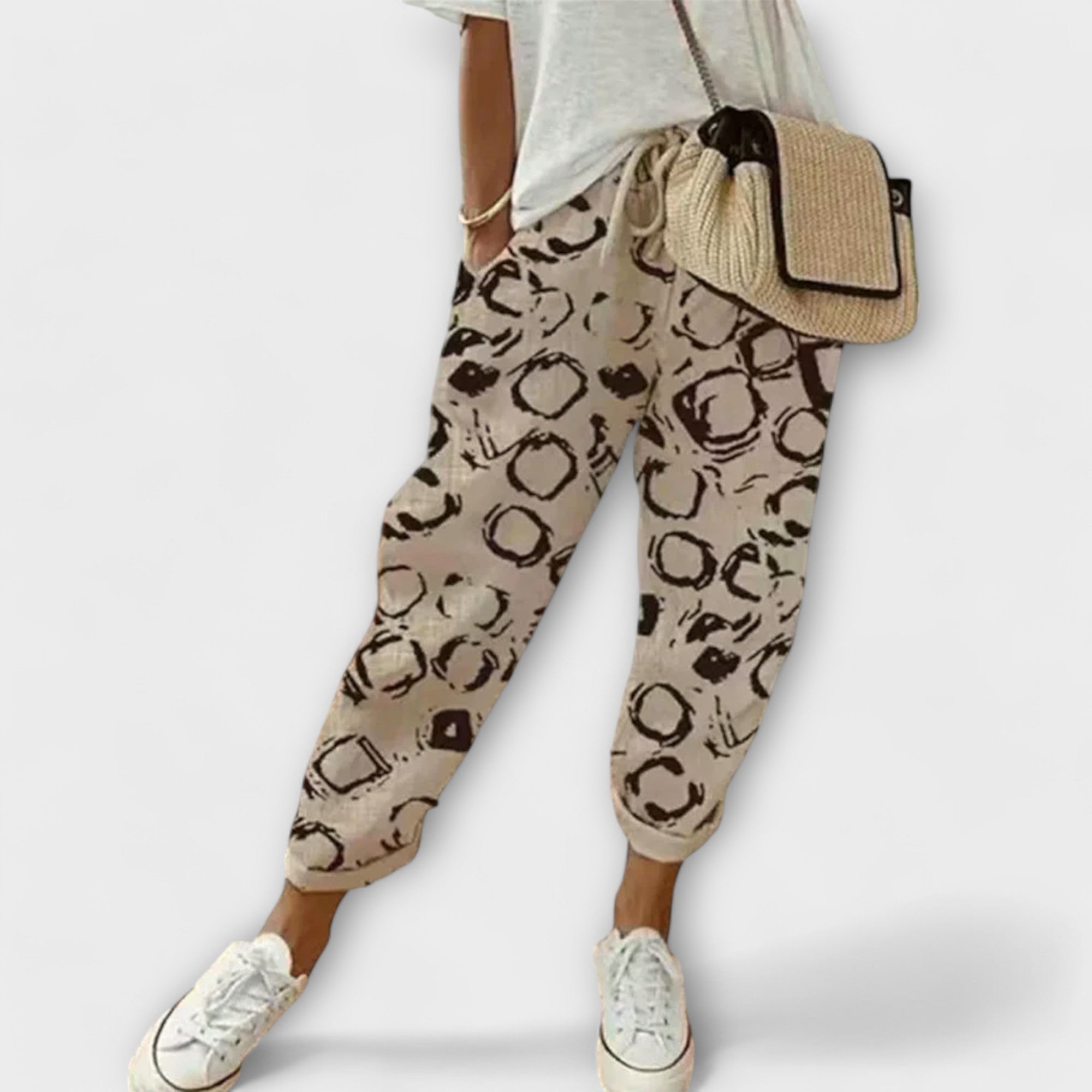 Aurora - Comfortable Linen-Cotton Blend Pants