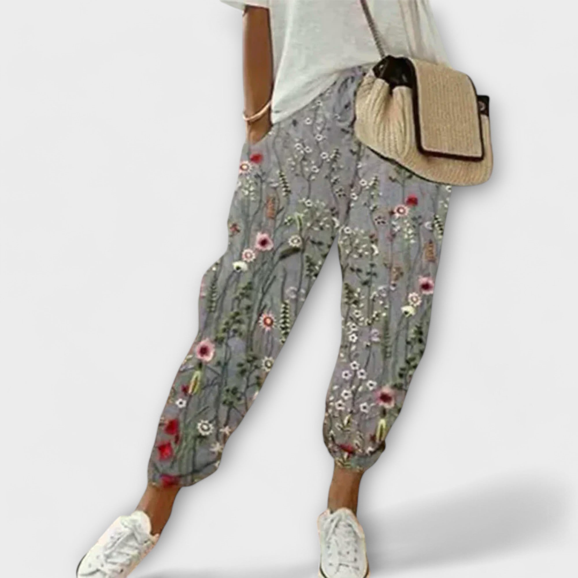 Aurora - Comfortable Linen-Cotton Blend Pants